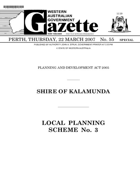 Local Planning Scheme No 3 .